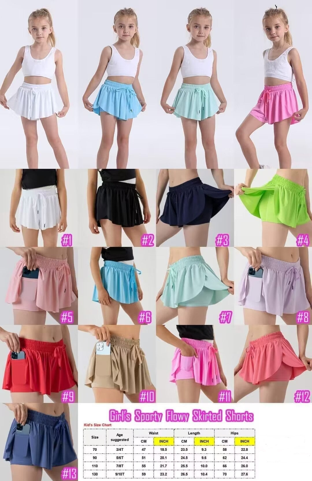 girl's shorts